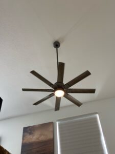 Newly installed Fan!!