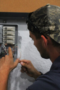 Repairing electrical wiring